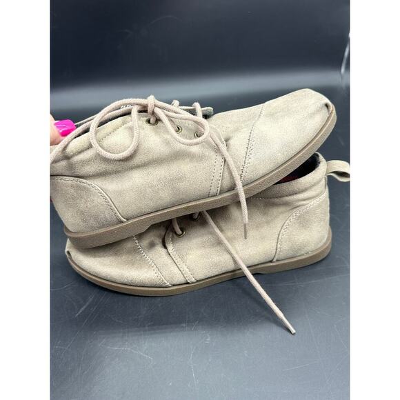 Bobs Skechers Women's Size 7.5 Chill Luxe Chukka Boots Light Brown Lace Up 34487 - Picture 7 of 7